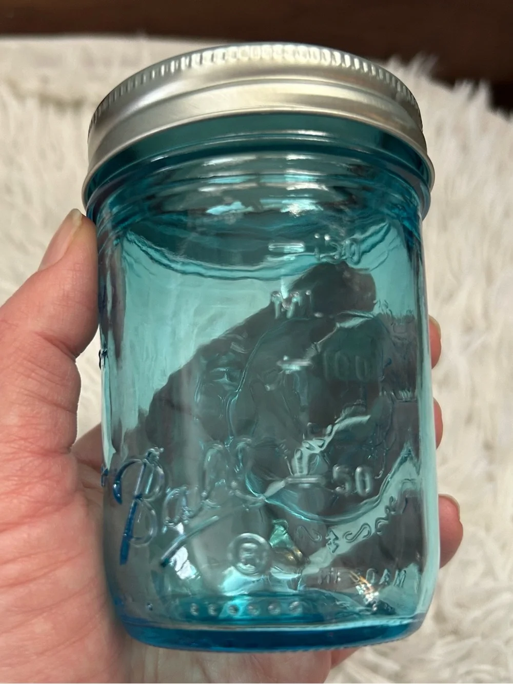 Ball Blue Regular Mouth Jelly Mason Jar Heritage Collection  New, never used.